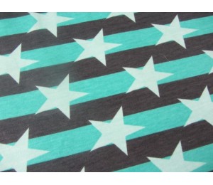 Sweat Blockstars mint dunkelgrau